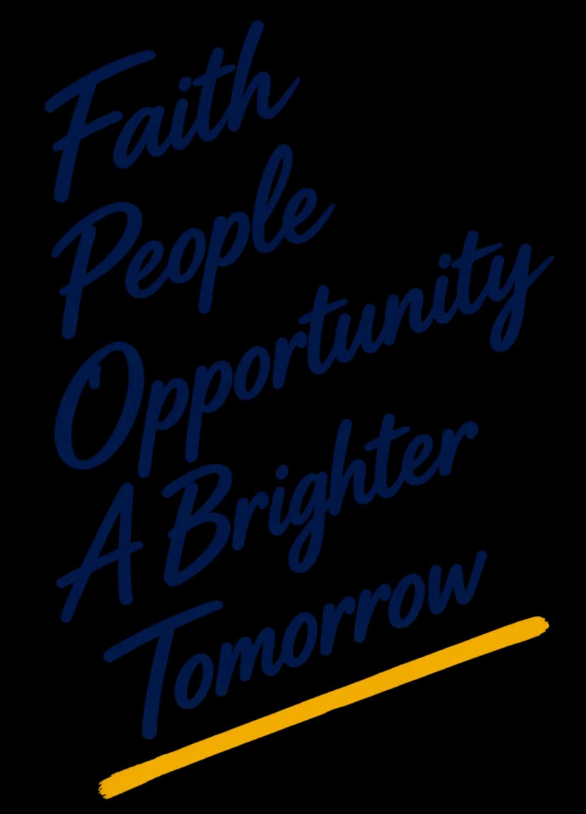 Faith People Opportunity A Brighter Tomorrow